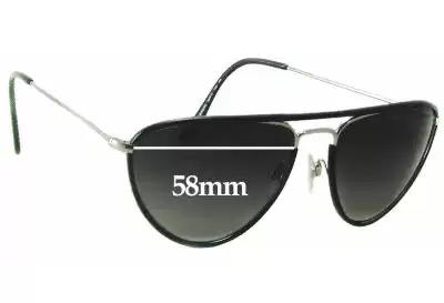 Ralph Lauren RL 7037-Q-W Replacement Lenses 58mm wide 
