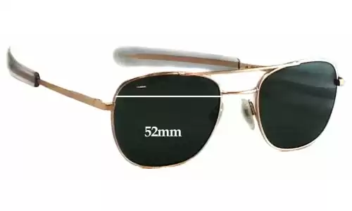 Sunglass Fix Replacement Lenses for Randolph Engineering RE FGN - 52mm Wide Randolph Engineering RE FGN Replacement Lenses 52mm wide