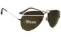 Sunglass Fix Replacement Lenses for Ray-Ban B&L Aviator L2823 - 59mm Wide 