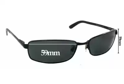 Ray-Ban RAM2062AA Replacement Lenses 59mm wide 