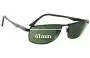 Sunglass Fix Verres de Remplacement pour Ray-Ban RAM5200AB - 61mm Wide 