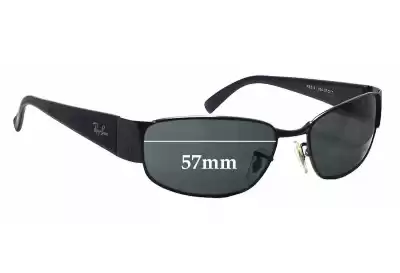 Ray-Ban RB3141 Replacement Lenses 57mm wide 