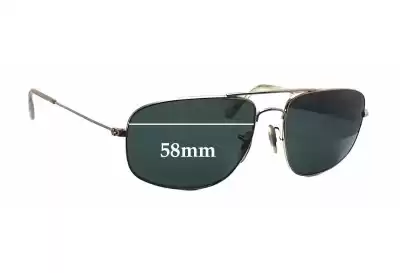 Ray-Ban RB3145 Replacement Lenses 58mm wide 