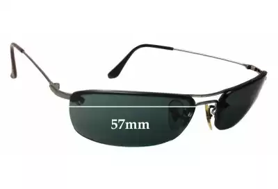 Ray-Ban RB3156 - 30mm Tall Replacement Lenses 57mm wide 