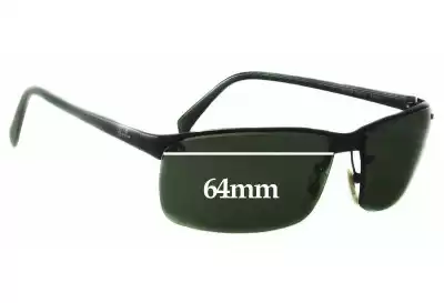 Ray-Ban RB3276 Replacement Lenses 64mm wide 