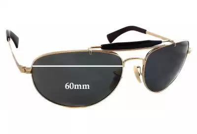Ray-Ban RB3423 Replacement Lenses 60mm wide 