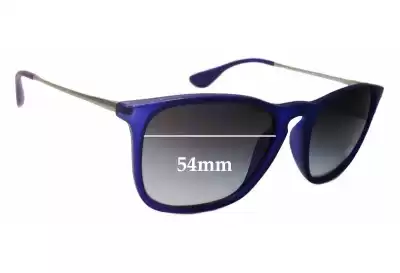 Ray-Ban RB4187 Chris Ersatzlinsen 54mm wide 