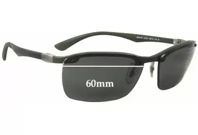 Ray-Ban RB8312 Tech Ersatzgläser 60mm wide 