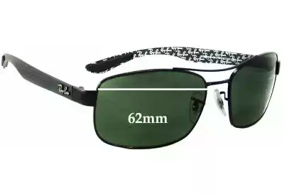Ray-Ban RB8316 Ersatzlinsen 62mm wide 