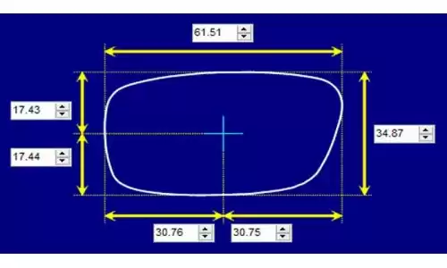 Sunglass Fix Replacement Lenses for Revolver 643 - 61mm Wide 