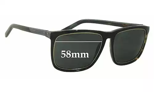 Sunglass Fix Replacement Lenses for Saint Laurent SL 2 - 58mm Wide Sunglass Fix Replacement Lenses for Saint Laurent SL 2 - 58mm Wide