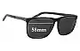 Sunglass Fix Replacement Lenses for Saint Laurent  SL 2 - 58mm Wide 