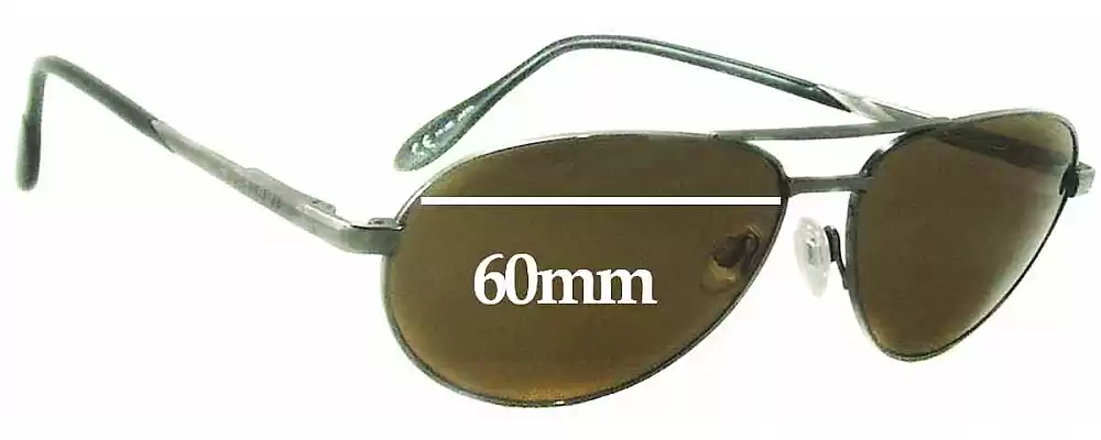 Verres De Rechange Sunglass Fix Pour Serengeti Velocity - 60mm - Protection UV 100%
