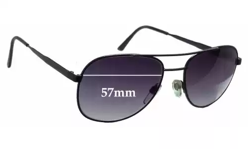 Sunglass Fix Replacement Lenses for Soltec Soltec Aviator - 57mm Wide Sunglass Fix Replacement Lenses for Soltec Soltec Aviator - 57mm Wide