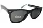 Sunglass Fix Replacement Lenses for Toms  Windward S006 - 52mm Wide 
