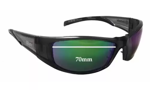 Sunglass Fix Replacement Lenses for Unisafe Ulan - 70mm Wide Sunglass Fix Replacement Lenses for Unisafe Ulan - 70mm Wide