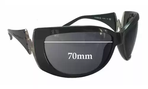 Sunglass Fix Lentes de Repuesto para Vivienne Westwood VW58006 - 70mm Wide 