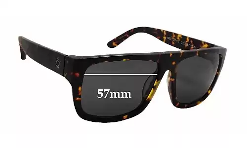 Sunglass Fix Replacement Lenses for Ziggy Meltdown - 57mm Wide 