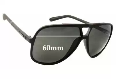 Dolce & Gabbana DG6081 Replacement Lenses 60mm wide 