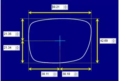 Oroton  Rio Replacement Lenses 60mm wide 