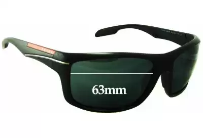 Prada SPS01N & PS01NS Ersatzgläser 63mm wide 