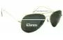Sunglass Fix Replacement Lenses for Ray-Ban B&L Aviators RB3026 - 63mm Wide 