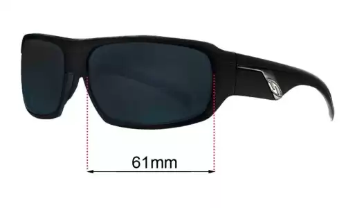 Sunglass Fix Replacement Lenses for Smith Tactic - 61mm Wide 