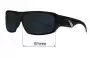 Sunglass Fix Replacement Lenses for Smith Tactic - 61mm Wide 