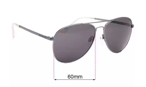 Von Zipper Farva Replacement Lenses 60mm wide 