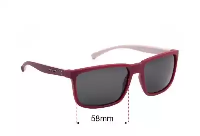 Arnette Stripe AN4251 Replacement Lenses 58mm wide 