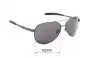 Sunglass Fix Replacement Lenses for Ray-Ban RB8327 - 62mm Wide 