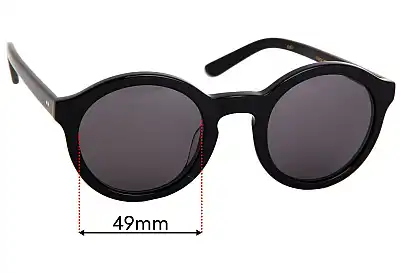 Ace and Tate Colin Replacement Lenses 49mm wide 