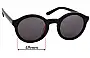 Sunglass Fix Verres de Remplacement pour Ace and Tate Colin - 49mm Wide 