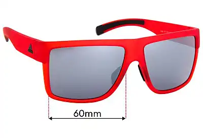 Adidas A427 3matic Replacement Lenses 60mm wide 