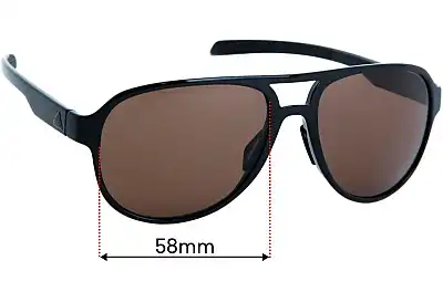 Adidas AD33 Pacyr Replacement Lenses 58mm wide 