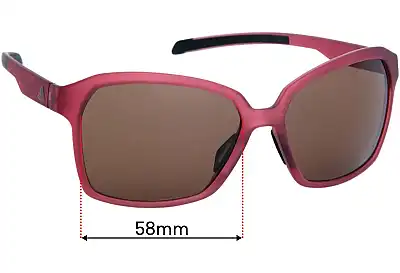 Adidas AD45 Aspyr Replacement Lenses 58mm wide 