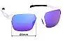 Sunglass Fix Verres de Remplacement pour Adidas AD51 Xpulsor - 64mm Wide 