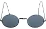 Agstum Small Round Replacement Sunglass Lenses Front View 