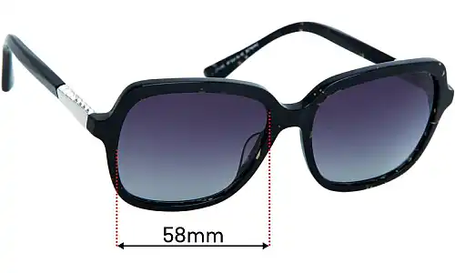Specsavers AP Sun Rx 45 Lentilles de Remplacement 58mm wide 