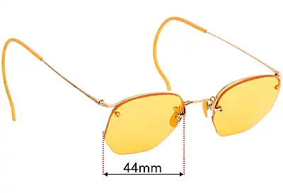 American Optical Rimway Ful-Vue Replacement Lenses 44mm wide 