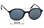 Sunglass Fix Ersatzgläser für Giorgio Armani AR 8077 - 50mm Wide 