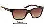 Sunglass Fix Lentes de Repuesto para Armani Exchange AX 4026S - 56mm Wide 