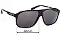 Sunglass Fix Replacement Lenses for Arnette 50-50 Grand AN4243 - 60mm Wide 