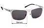Sunglass Fix Replacement Lenses for Arnette Back Side AN3076 - 56mm Wide 