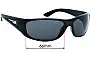 Sunglass Fix Verres de Remplacement pour Arnette Freezer AN4155 - 66mm Wide 