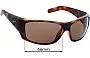 Sunglass Fix Replacement Lenses for Arnette Heist 2.0 AN4215 - 66mm Wide 