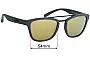 Sunglass Fix Replacement Lenses for Arnette Huaka AN4247 - 54mm Wide 