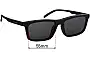 Sunglass Fix Ersatzgläser für Arnette Hypno AN4274 - 55mm Wide 