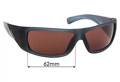 Arnette Neuralyzer AN4286 Replacement Lenses 62mm wide 