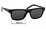 Sunglass Fix Replacement Lenses for Arnette Post Malone AN4279 - 55mm Wide 